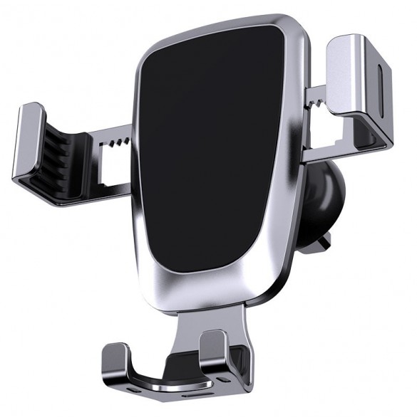 Gravity smartphone bilhållare för luftventil silver (YC08)