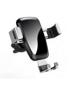 Gravity smartphone bilhållare för luftventil silver (YC08)