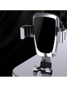 Gravity smartphone bilhållare för luftventil silver (YC08)