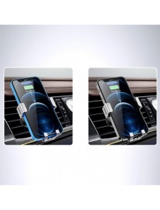 Gravity smartphone bilhållare för luftventil silver (YC12)