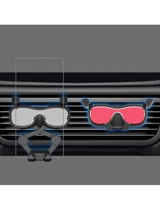 Gravity smartphone bilhållare för luftventil med luftfräschare silver (YC06)