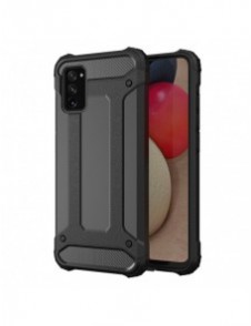 Hybrid Armor Case Tough Rugged Cover för Samsung Galaxy A03s svart