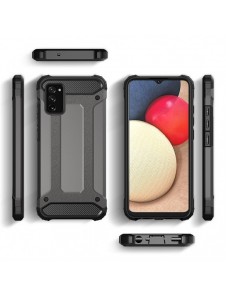 Hybrid Armor Case Tough Rugged Cover för Samsung Galaxy A03s svart