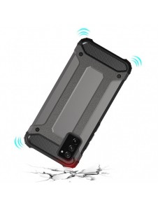 Hybrid Armor Case Tough Rugged Cover för Samsung Galaxy A03s svart