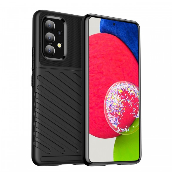 Thunder Case flexibelt pansarskal till Samsung Galaxy A53 5G svart