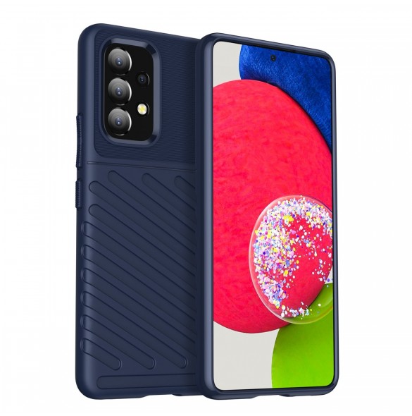 Thunder Case flexibelt pansarskal för Samsung Galaxy A53 5G blå