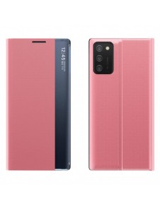 Nytt Sleep Case-fodral med stativfunktion för Samsung Galaxy A03s (166.5) rosa