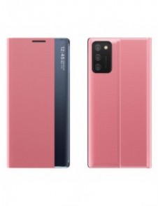 Nytt Sleep Case-fodral med stativfunktion för Samsung Galaxy A03s (166.5) rosa