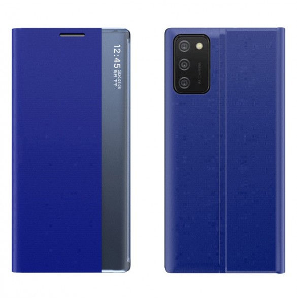 Nytt Sleep Case-fodral med stativfunktion för Samsung Galaxy A03s (166.5) blå