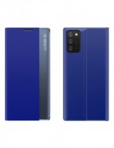 Nytt Sleep Case-fodral med stativfunktion för Samsung Galaxy A03s (166.5) blå