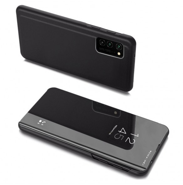 Clear View Case flip-fodral för Samsung Galaxy A03s (166.5) svart