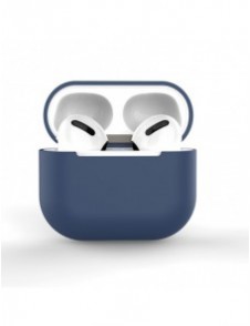 Fodral för AirPods 2 / AirPods 1 mjukt silikonfodral för hörlurar blå (fodral C)
