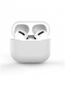 AirPods Pro Fodral Silikon Mjukt hörlursfodral Vit (fodral C)