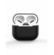 Fodral för AirPods 2 / AirPods 1 mjukt silikonfodral för hörlurar svart (fodral C)