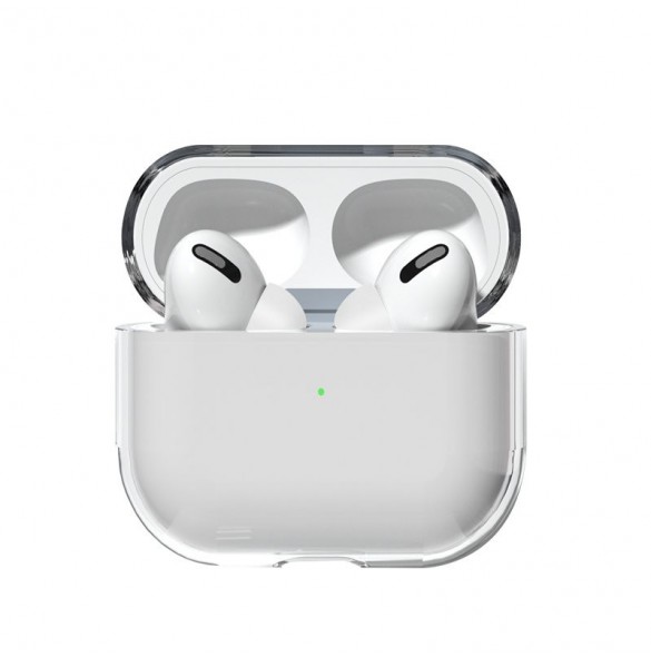 Fodral för AirPods 2 / AirPods 1 hårt hårt hörlursfodral Transparent (fodral A)