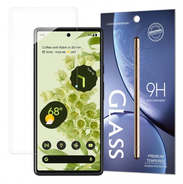Härdat glas 9H skärmskydd Google Pixel 6 (förpackning - kuvert)