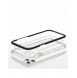 Klart 3-i-1 fodral för iPhone 11 Pro Max fodral gel skal med ram svart