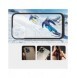 Klart 3in1-fodral för iPhone 12 Frame Gel Cover Svart