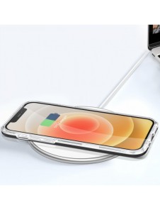 Klart 3in1-fodral för iPhone 12 Frame Gel Cover Svart