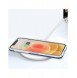 Genomskinligt 3-i-1 fodral för iPhone 12 blå ram gel skal