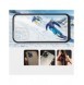 Genomskinligt 3-i-1 fodral för iPhone 12 Pro frame gel skal svart
