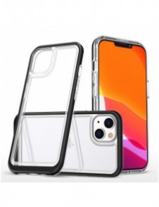 Klart 3-i-1 fodral för iPhone 13 mini gel skal med ram svart