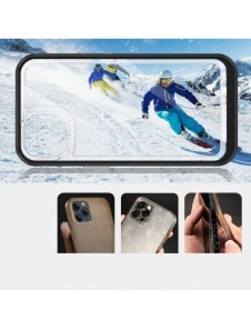 Klart 3-i-1 fodral för iPhone 13 mini gel skal med ram svart