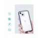 Genomskinligt 3-i-1 fodral för iPhone 13 blå ram gel skal