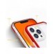 Genomskinligt 3in1-fodral för iPhone 13 Pro Max Frame Cover Gel Röd
