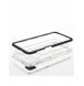 Genomskinligt 3-i-1 fodral för Samsung Galaxy A12 5G Frame Gel Cover Svart