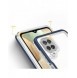 Genomskinligt 3-i-1 fodral för Samsung Galaxy A12 5G Frame Gel Cover Blå