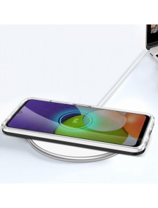 Genomskinligt 3-i-1 fodral för Samsung Galaxy A22 5G Frame Gel Cover Svart