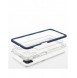 Genomskinligt 3in1-fodral för Samsung Galaxy A22 4G Frame Gel Cover Blå