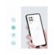 Genomskinligt 3-i-1 fodral för Samsung Galaxy A42 5G Frame Gel Cover Svart