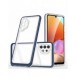 Genomskinligt 3in1-fodral för Samsung Galaxy A72 4G Frame Gel Cover Blå