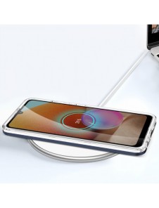 Genomskinligt 3in1-fodral för Samsung Galaxy A72 4G Frame Gel Cover Blå