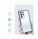 Genomskinligt 3-i-1 fodral för Samsung Galaxy S21 Ultra 5G Frame Gel Cover Blå