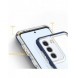 Genomskinligt 3in1-fodral för Samsung Galaxy S21 FE Frame Cover Gel Blue
