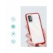 Genomskinligt 3-i-1 fodral för Samsung Galaxy A03s (166) ram gelöverdrag rött