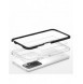 Genomskinligt 3-i-1 fodral för Xiaomi Redmi 10 Frame Gel Cover Svart