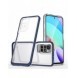 Genomskinligt 3-i-1 fodral för Xiaomi Redmi 10 Frame Gel Cover Blue