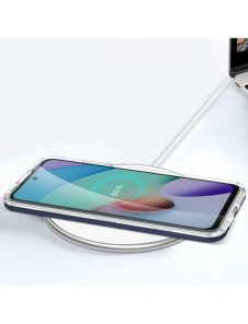 Genomskinligt 3-i-1 fodral för Xiaomi Redmi 10 Frame Gel Cover Blue