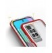 Genomskinligt 3-i-1 fodral för Xiaomi Redmi 10 Frame Gel Cover Röd