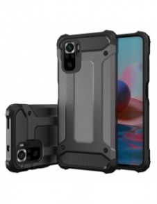 Hybrid Armor Case Tough Rugged Cover för Xiaomi Poco M4 Pro 5G svart