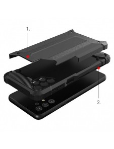 Hybrid Armor Case Tough Rugged Cover för Samsung Galaxy A23 blå