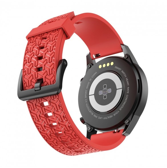 Klockarmband Y-rem för Samsung Galaxy Watch 46 mm armband rött