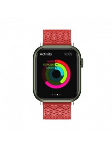 Klockarmband Y-armband för Apple Watch 7 / SE (41/40 / 38mm) klockband rött