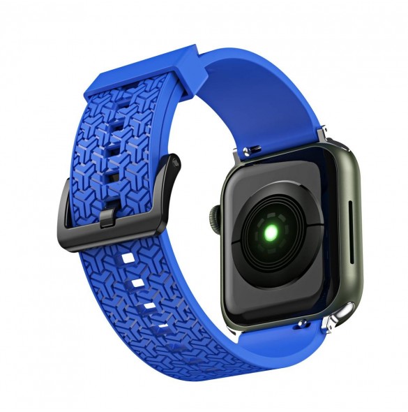 Klockarmband Y-armband för Apple Watch 7 / SE (41/40 / 38mm) klockband blå