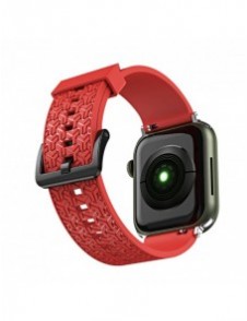 Klockarmband Y-armband för Apple Watch 7 / SE (45/44 / 42mm) armband rött