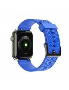 Klockarmband Y-rem för Apple Watch 7 / SE (45/44 / 42mm) klockband blå
